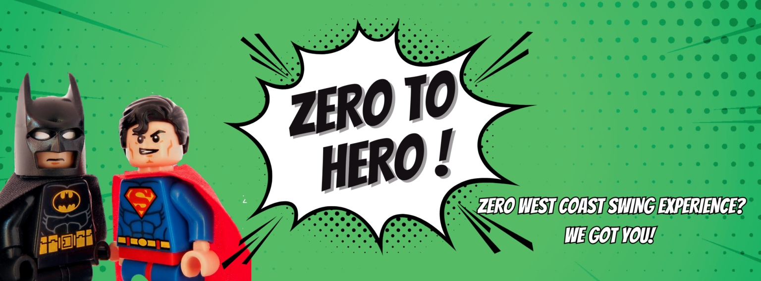 Two heros on green cartoon background